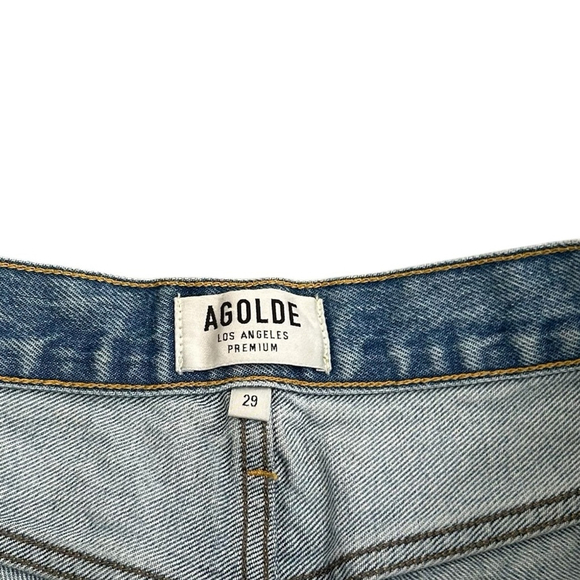 AGOLDE Parker Vintage Fray Cut Off Shorts Women’s Size 29 Swapmeet Distressed - Picture 9 of 11